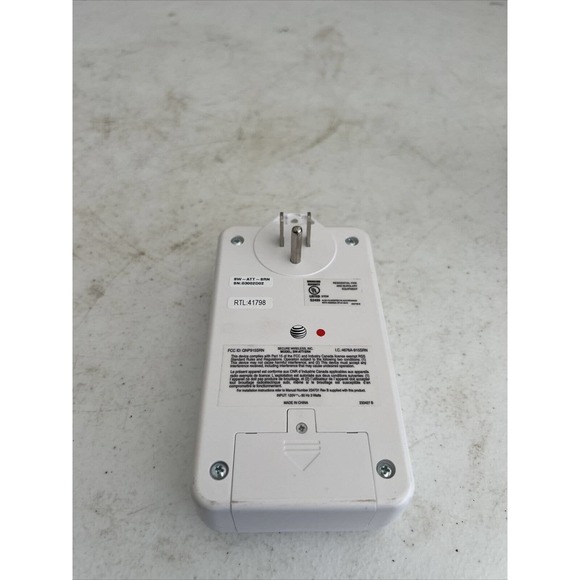 AT&T SW-ATT-SRN White Wireless Digital Indoor Wall Plug-In Siren Security System - Picture 7 of 7